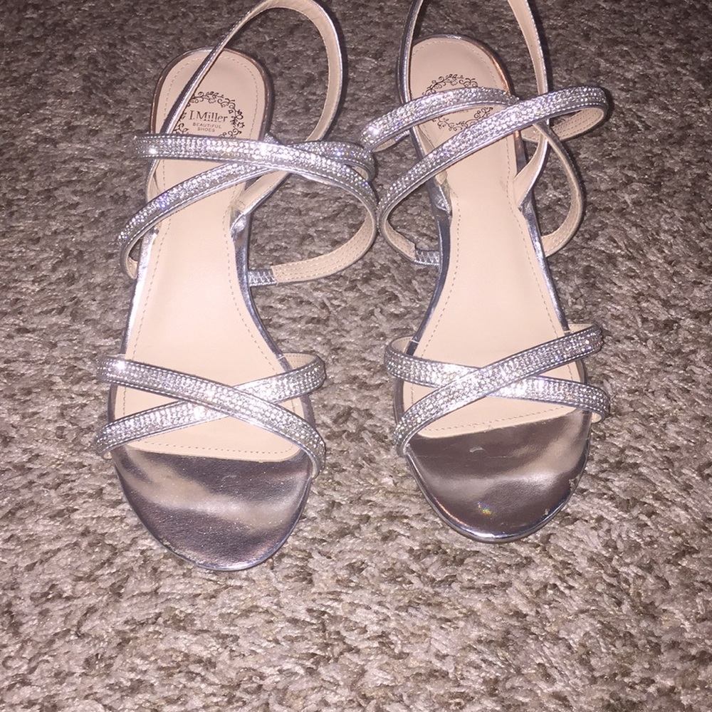 Silver heels